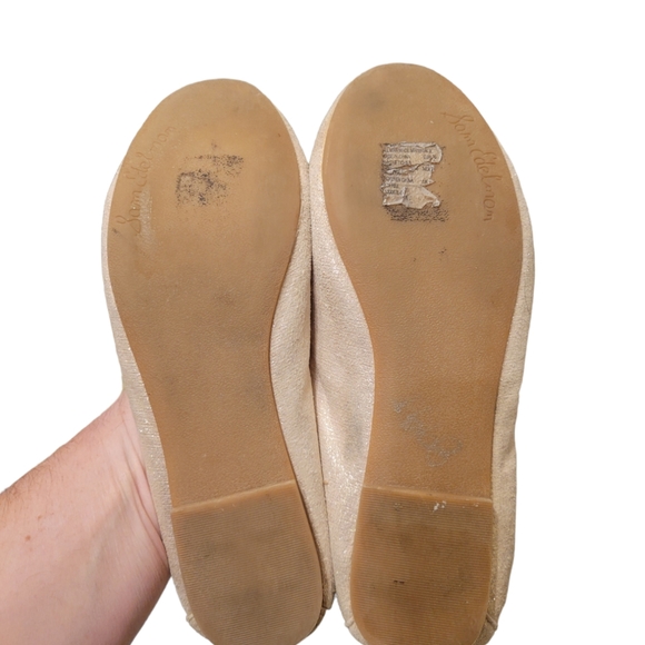 Sam Edelman Felicia Esmeralda ballet flat in gold size 5 - Picture 3 of 12